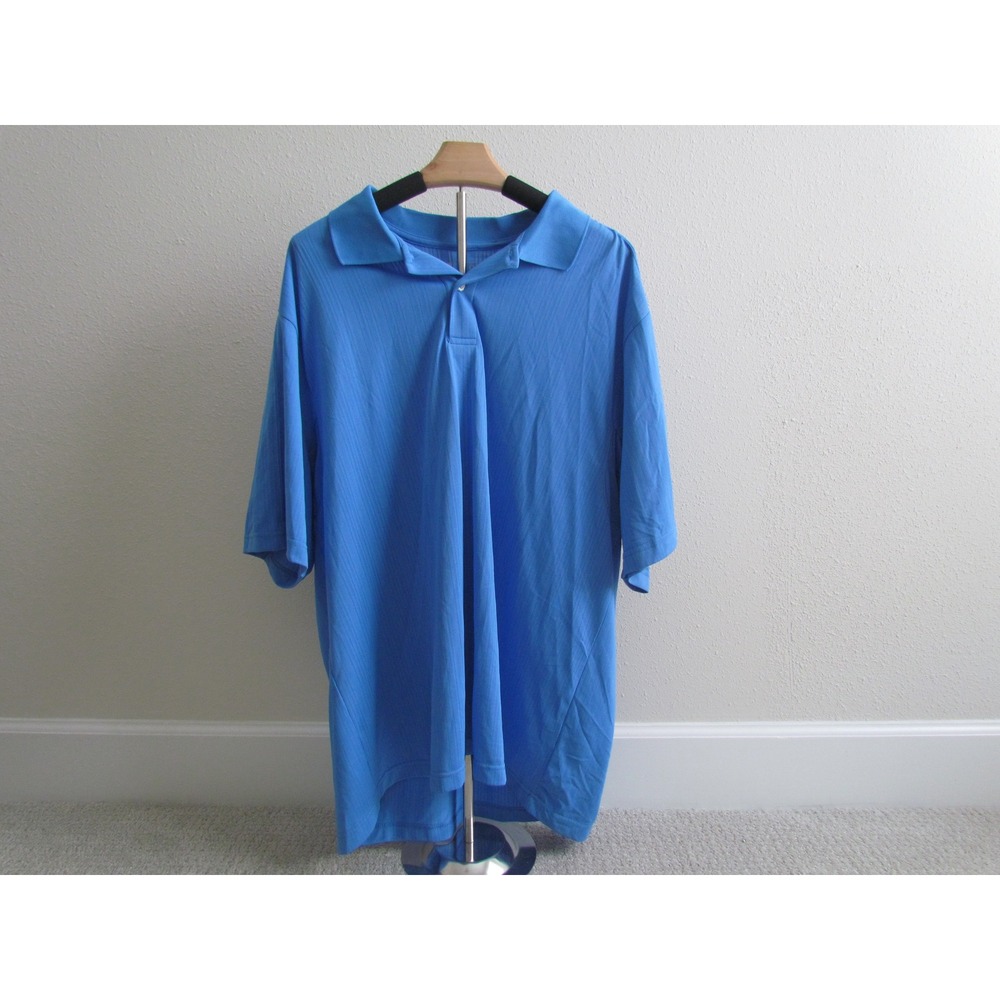 NWT IZOD Polo Shirt XL Blue‎ XFG Pro Series Cool-FX Golf Athletic Performance